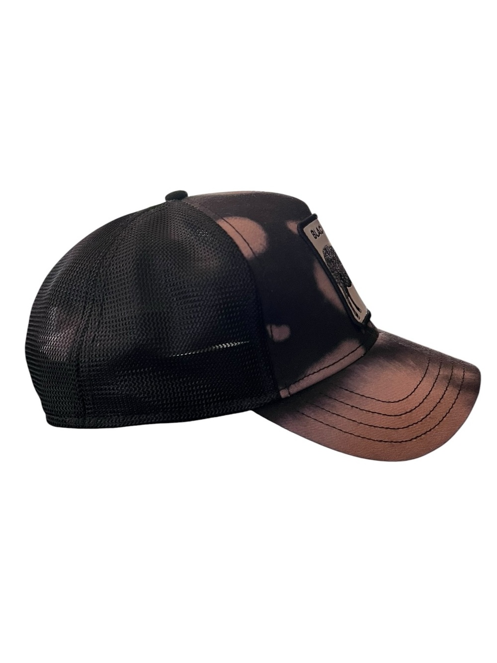 Goorin Bros Animal The Farm Black Sheep Bleach Acid Wash Trucker Hat Snapback - Picture 8 of 12